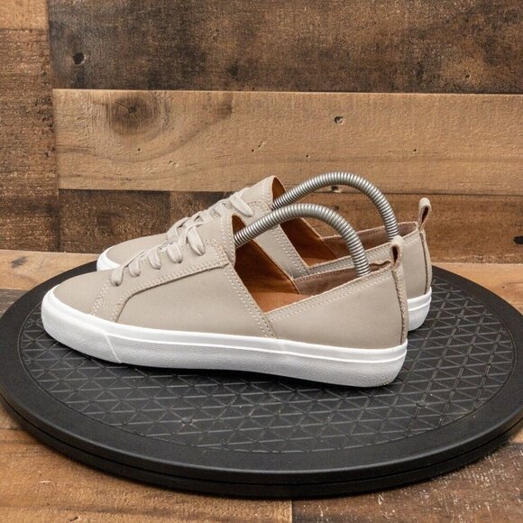 LUCKY BRAND DANSBEY CHINCILLA WOMENS CASUAL SHOES RECYCLED LEATHER SIZE 8.5M - Picture 5 of 10